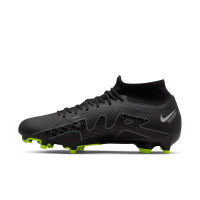 Nike Zoom Mercurial Superfly 9 Academy Grass/ Artificial Grass Football Shoes (MG) Black Grey Neon Yellow