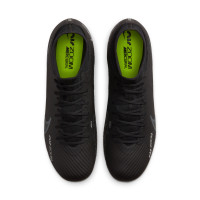 Nike Zoom Mercurial Superfly 9 Academy Grass/ Artificial Grass Football Shoes (MG) Black Grey Neon Yellow