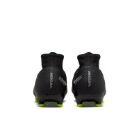 Nike Zoom Mercurial Superfly 9 Academy Grass/ Artificial Grass Football Shoes (MG) Black Grey Neon Yellow