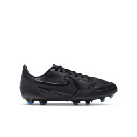 Nike Tiempo Legend Club 9 Grass/Artificial Grass Football Shoes (MG) Kids Black Blue