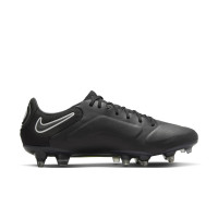 Nike Tiempo Legend 9 Elite IJzeren-Nop Voetbalschoenen (SG) Anti-Clog Zwart Grijs Blauw