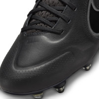 Nike Tiempo Legend Elite 9 Iron-stud Football Shoes (SG) Anti-Clog Black Grey Blue