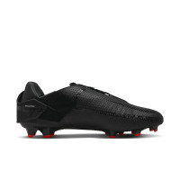 Nike Phantom GT2 Academy FlyEase Gras / Kunstgras Voetbalschoenen (MG) Zwart Grijs