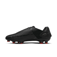 Nike Phantom GT2 Academy FlyEase Gras / Kunstgras Voetbalschoenen (MG) Zwart Grijs