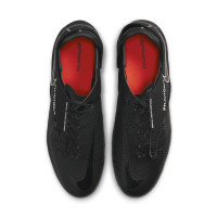 Nike Phantom GT2 Academy FlyEase Gras / Kunstgras Voetbalschoenen (MG) Zwart Grijs