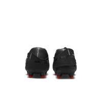 Nike Phantom GT2 Academy FlyEase Gras / Kunstgras Voetbalschoenen (MG) Zwart Grijs