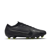 Nike Zoom Mercurial Vapor Elite 15 Artificial Grass Football Shoes (AG) Black Grey Neon Yellow