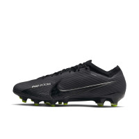 Nike Zoom Mercurial Vapor Elite 15 Artificial Grass Football Shoes (AG) Black Grey Neon Yellow
