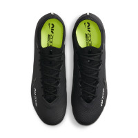Nike Zoom Mercurial Vapor Elite 15 Artificial Grass Football Shoes (AG) Black Grey Neon Yellow