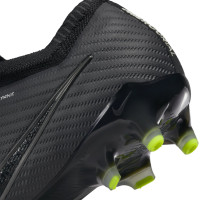 Nike Zoom Mercurial Vapor Elite 15 Artificial Grass Football Shoes (AG) Black Grey Neon Yellow