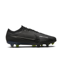 Nike Zoom Mercurial Vapor 15 Elite IJzeren-Nop Voetbalschoenen (SG) Anti-Clog Zwart Grijs Neon Geel