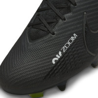 Nike Zoom Mercurial Vapor 15 Elite IJzeren-Nop Voetbalschoenen (SG) Anti-Clog Zwart Grijs Neon Geel