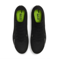 Nike Zoom Mercurial Superfly Academy 9 Iron-stud Football Shoes (SG) Anti-Clog Black Grey Neon Yellow