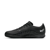 Nike Zoom Mercurial Vapor 15 Academy Indoor Football Boots (IN) Black Grey Neon Yellow