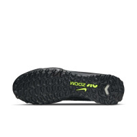 Nike Zoom Mercurial Vapor 15 Academy Turf Voetbalschoenen (TF) Zwart Grijs Neon Geel