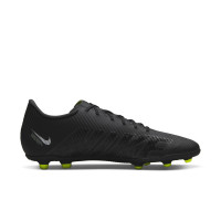 Nike Mercurial Vapor 15 Club Grass/Artificial Grass Football Shoes (MG) Black Grey Neon Yellow