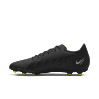 Nike Mercurial Vapor 15 Club Grass/Artificial Grass Football Shoes (MG) Black Grey Neon Yellow