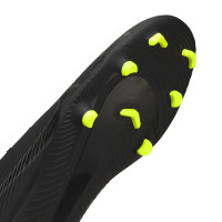 Nike Mercurial Vapor 15 Club Grass/Artificial Grass Football Shoes (MG) Black Grey Neon Yellow