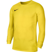 Nike DRY PARK VII Long Sleeve Football Shirt Yellow Black