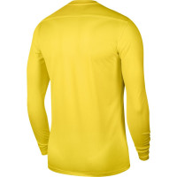 Nike DRY PARK VII Long Sleeve Football Shirt Yellow Black