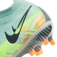 Nike Phantom GT2 Elite Dynamic Fit Grass Football Shoes (FG) Green Orange Yellow