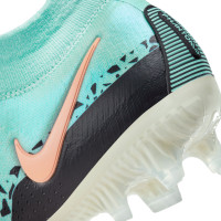 Nike Phantom Elite GT2 Dynamic Fit Gras Voetbalschoenen (FG) Blauw Zwart Geel