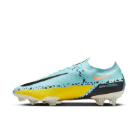 Nike Phantom Elite GT2 Gras Voetbalschoenen (FG) Blauw Zwart Roze Geel