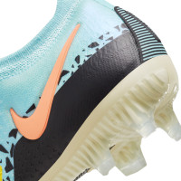 Nike Phantom Elite GT2 Gras Voetbalschoenen (FG) Blauw Zwart Roze Geel