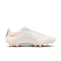 Nike Tiempo Legend Pro 9 Gras Voetbalschoenen (FG) Beige Geel Zwart Oranje