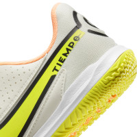 Nike Tiempo Legend Academy 9 Futsal Boots (IN) Kids Beige Yellow Black