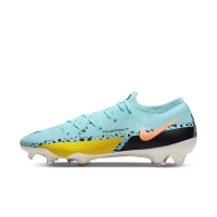 Nike Phantom Pro GT2 Gras Voetbalschoenen (FG) Blauw Zwart Roze Geel