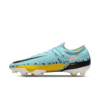 Nike Phantom Pro GT2 Gras Voetbalschoenen (FG) Blauw Zwart Roze Geel