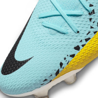 Nike Phantom Pro GT2 Gras Voetbalschoenen (FG) Blauw Zwart Roze Geel