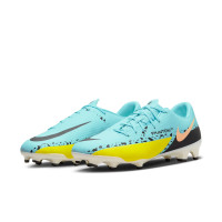 Nike Phantom Academy GT2 Grass/Artificial Grass Football Shoes (MG) Blue Black Yellow