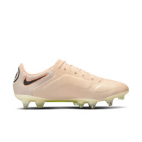 Nike Tiempo Legend Elite 9 Iron-stud Football Shoes (SG) Anti-Clog Beige Yellow Black