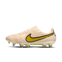 Nike Tiempo Legend Elite 9 Iron-stud Football Shoes (SG) Anti-Clog Beige Yellow Black