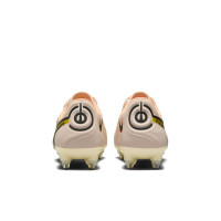 Nike Tiempo Legend Elite 9 Iron-stud Football Shoes (SG) Anti-Clog Beige Yellow Black