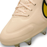 Nike Tiempo Legend Elite 9 Iron-stud Football Shoes (SG) Anti-Clog Beige Yellow Black