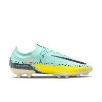 Nike Phantom Elite GT2 Kunstgras Voetbalschoenen (AG) Blauw Zwart Roze Geel