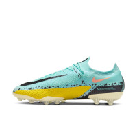 Nike Phantom Elite GT2 Kunstgras Voetbalschoenen (AG) Blauw Zwart Roze Geel