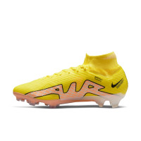 Nike Zoom Mercurial Superfly 9 Elite Gras Voetbalschoenen (FG) Geel Roze Zwart