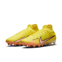 Nike Zoom Mercurial Superfly Elite 9 Artificial Grass Football Shoes (AG) Yellow Orange