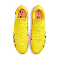 Nike Zoom Mercurial Superfly Pro 9 Grass Football Shoes (FG) Yellow Orange