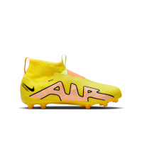 Nike Zoom Mercurial Superfly Pro 9 Grass Football Shoes (FG) Kids Yellow Orange