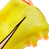 Nike Zoom Mercurial Superfly Pro 9 Gras Voetbalschoenen (FG) Kids Geel Oranje Zwart