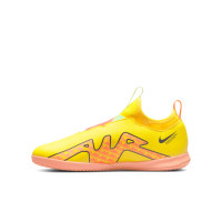 Nike Zoom Mercurial Vapor Academy 15 Indoor Football Boots (IN) Kids Yellow Orange Neon Yellow