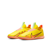 Nike Zoom Mercurial Vapor Academy 15 Indoor Football Boots (IN) Kids Yellow Orange Neon Yellow