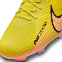 Nike Zoom Mercurial Superfly 9 Academy Gras/Artificial Grass Football Shoes (MG) Yellow Black Pink