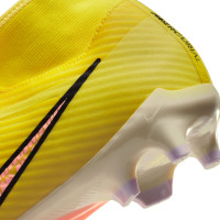 Nike Zoom Mercurial Superfly 9 Academy Gras / Kunstgras Voetbalschoenen (MG) Geel Zwart Roze