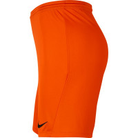 Nike Dry Park III Voetbalbroekje Oranje Zwart